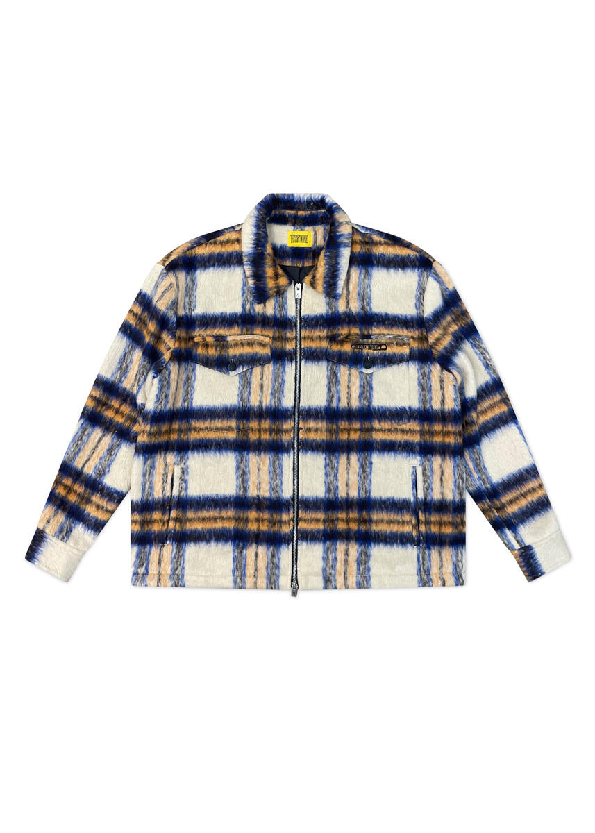 MOHAIR ZIP FLANNEL DSM