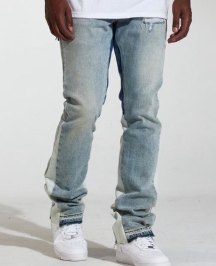 ARCH STACKED JEAN CRYSP DENIM