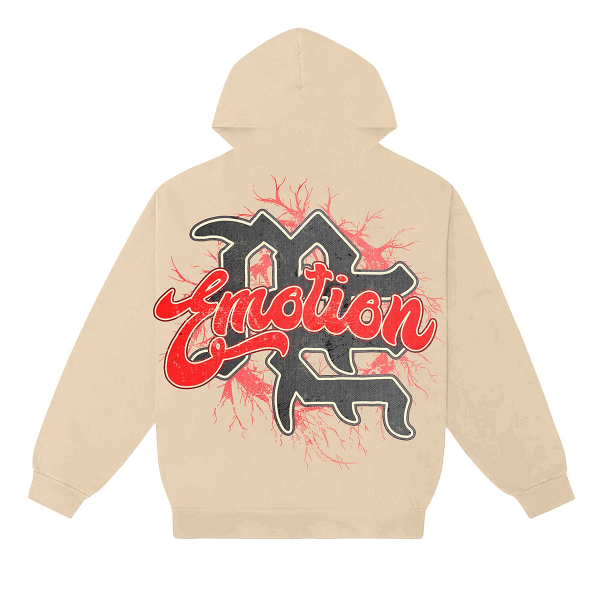 BLINDED CROPPED HOODIE MIXED EMOTION