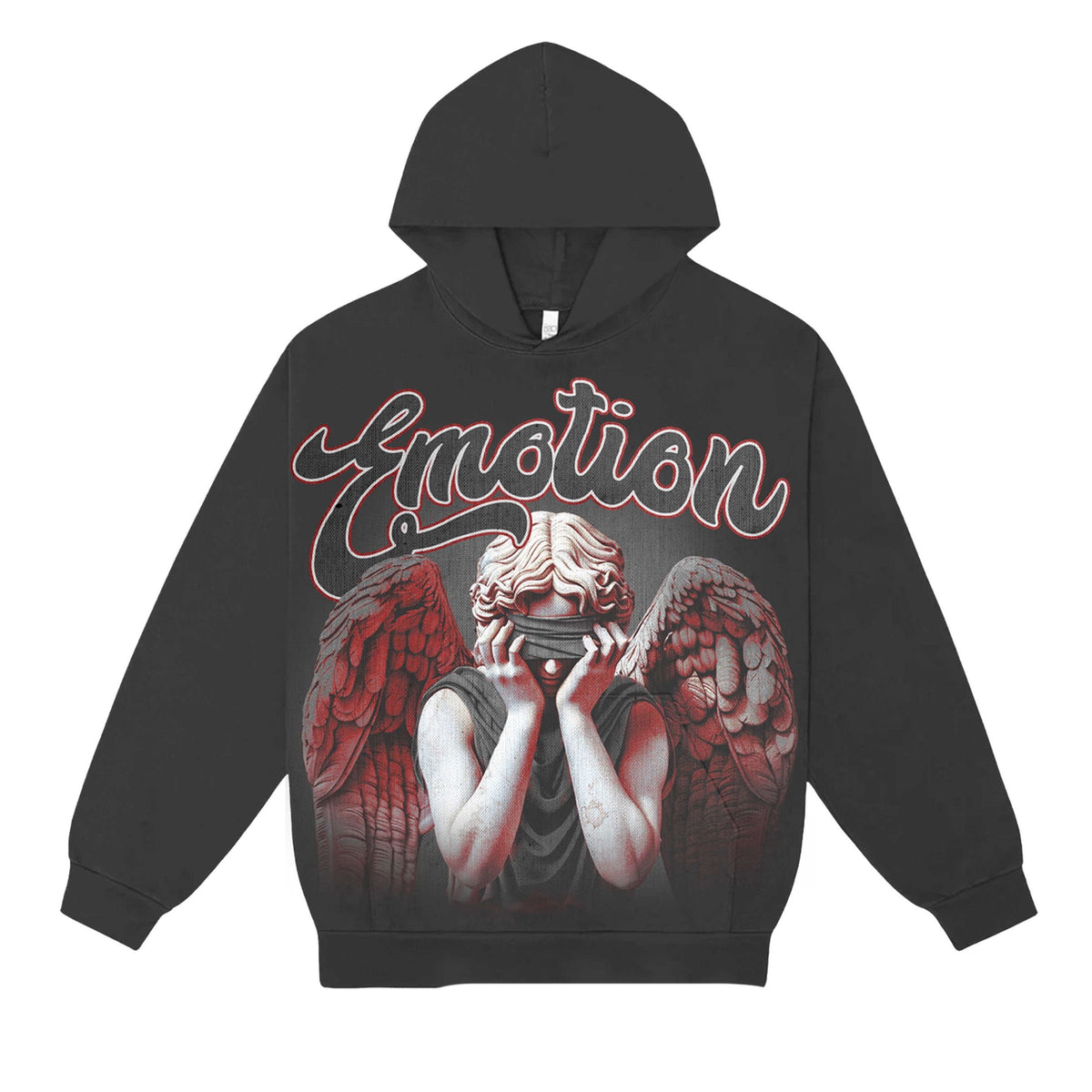 BLINDED CROPPED HOODIE MIXED EMOTION