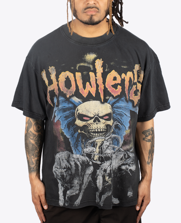 WOLF SKULL TEE HOWLERS CLUB