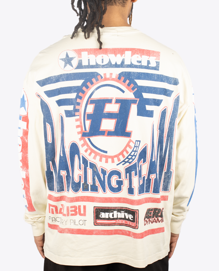 WOLF RACER L/S SHIRT HOWLERS CLUB