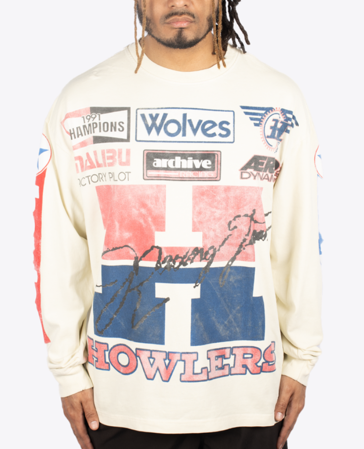 WOLF RACER L/S SHIRT HOWLERS CLUB