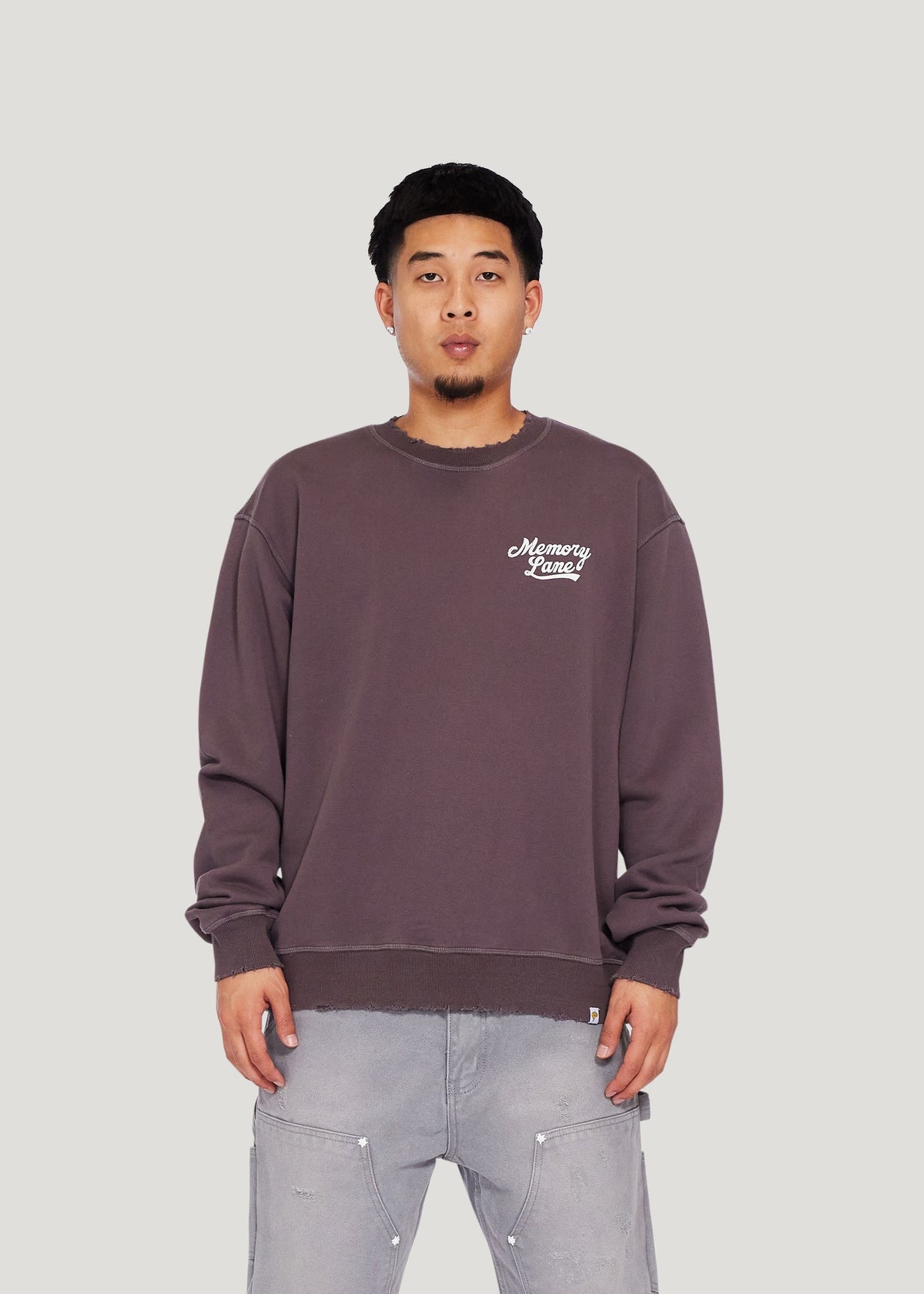 SERVICE SCRIPT CREWNECK MEMORY LANE