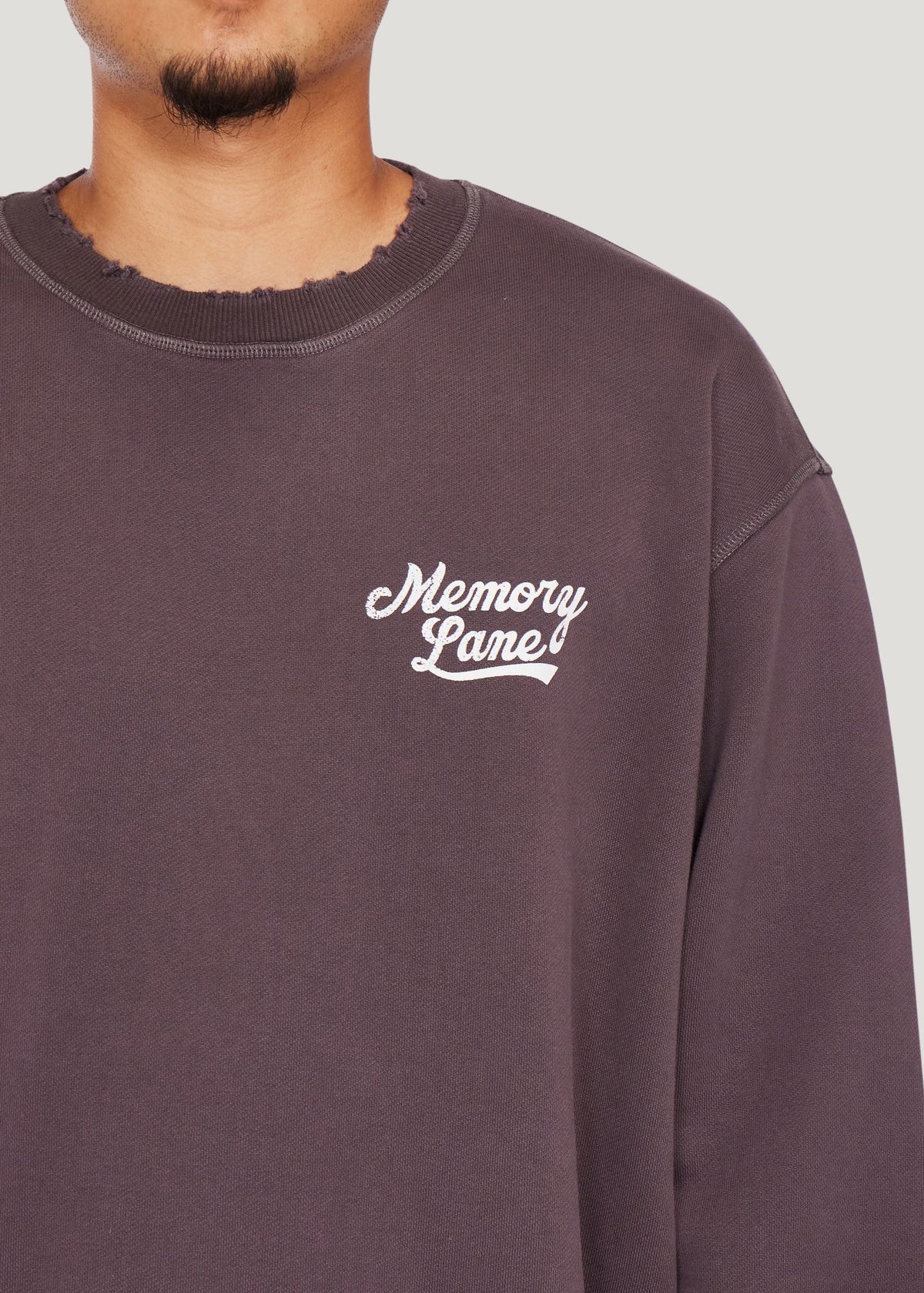 SERVICE SCRIPT CREWNECK MEMORY LANE