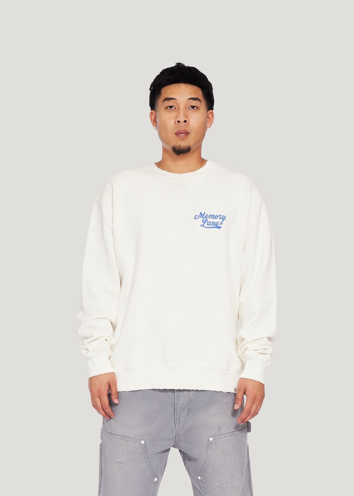 SERVICE SCRIPT CREWNECK MEMORY LANE