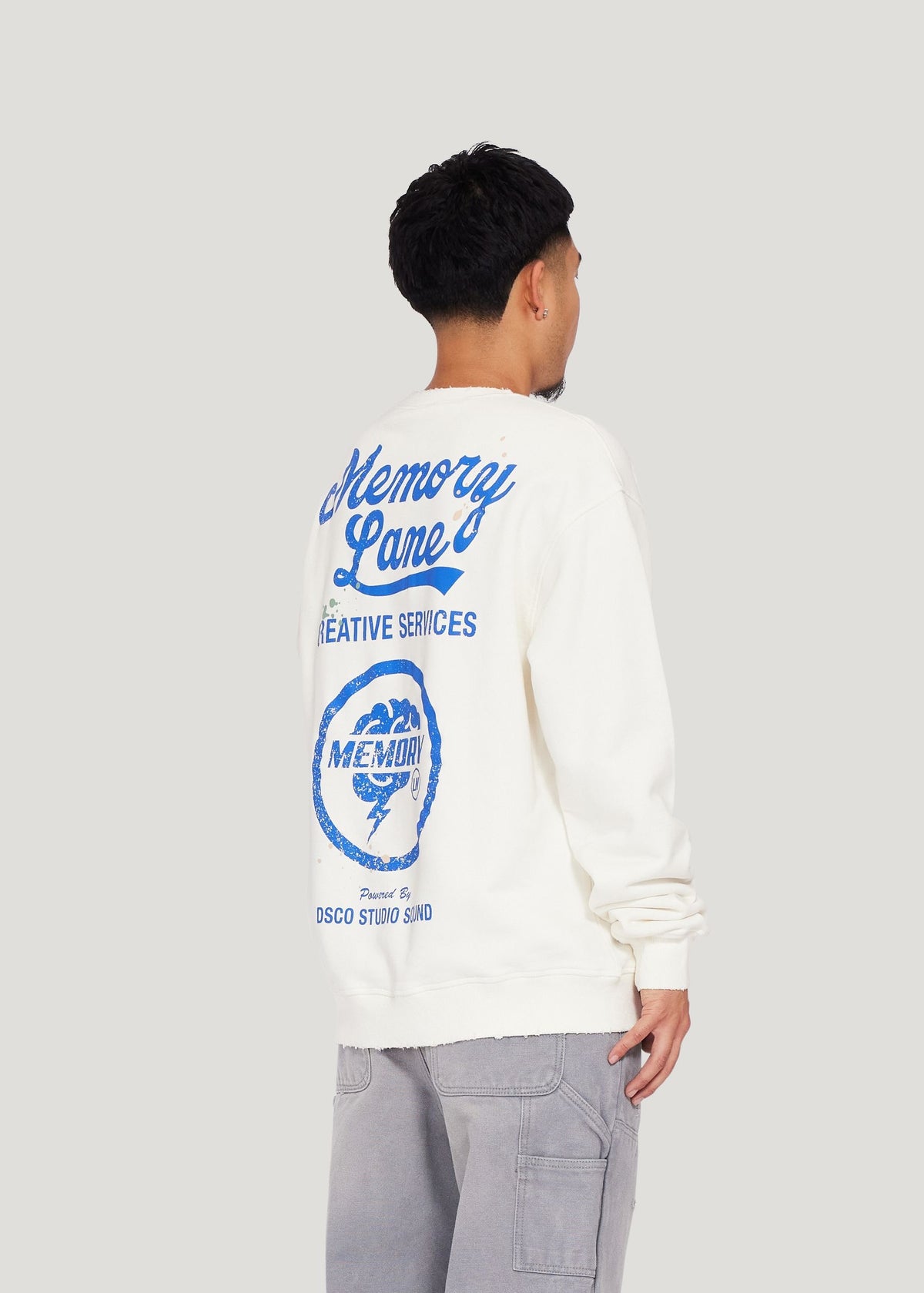 SERVICE SCRIPT CREWNECK MEMORY LANE