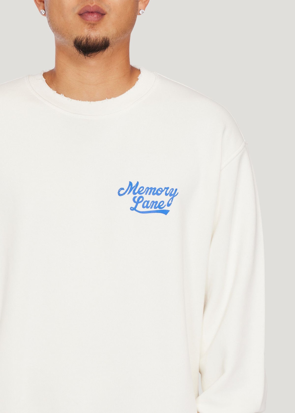 SERVICE SCRIPT CREWNECK MEMORY LANE