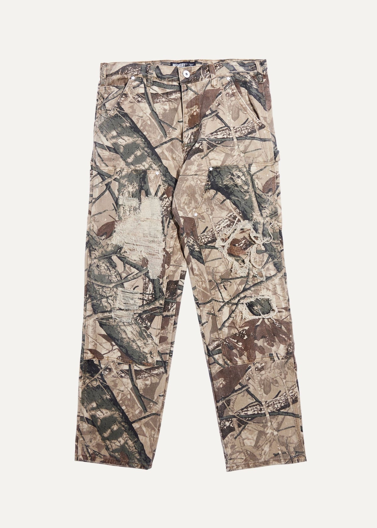 CAMO DOUBLE KNEE PANT MEMORY LANE