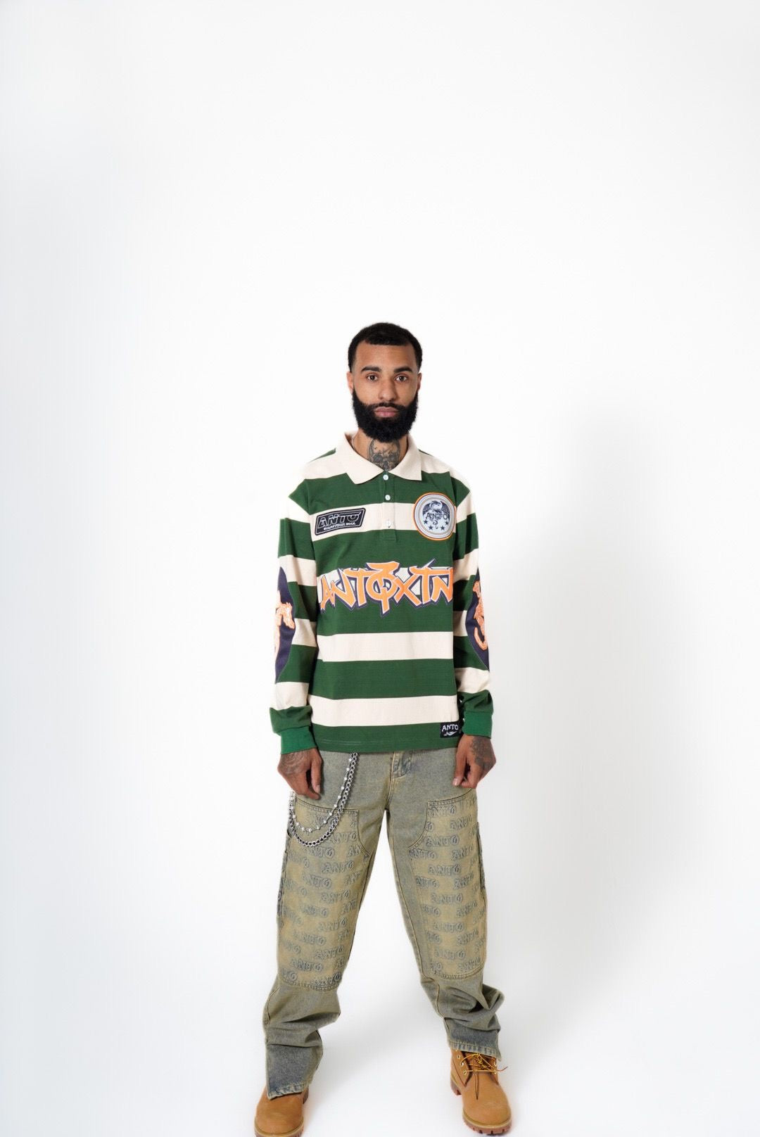 EMBROIDERED RUGBY ANTO