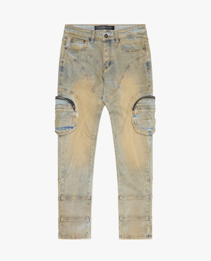 KNEEBOARD SKINNY JEAN VALABASAS