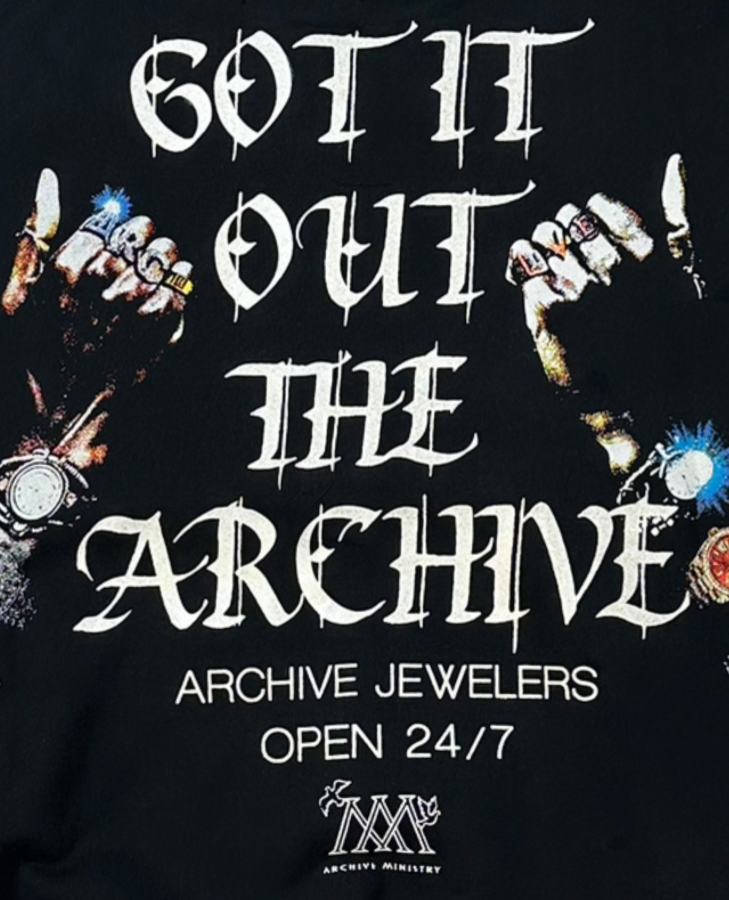 WRIST BLING HOODIE ARCHIVE MINISTRY