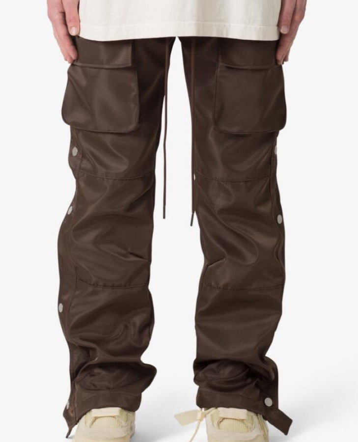 SNAP FRONT CARGO PANTS MNML