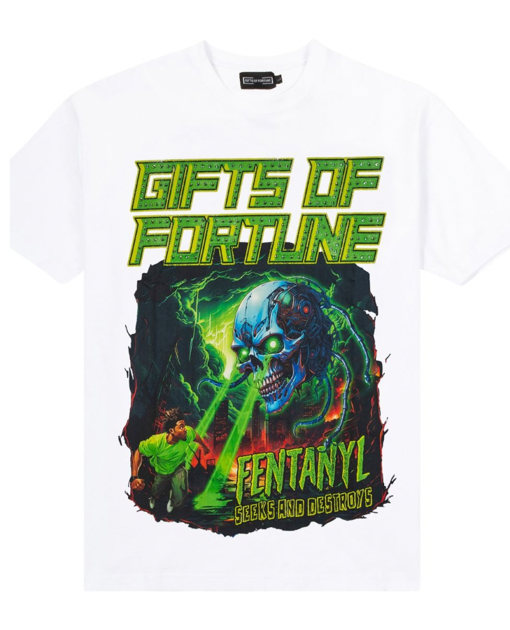 SEEKS AND DESTROYS TEE G.O.F