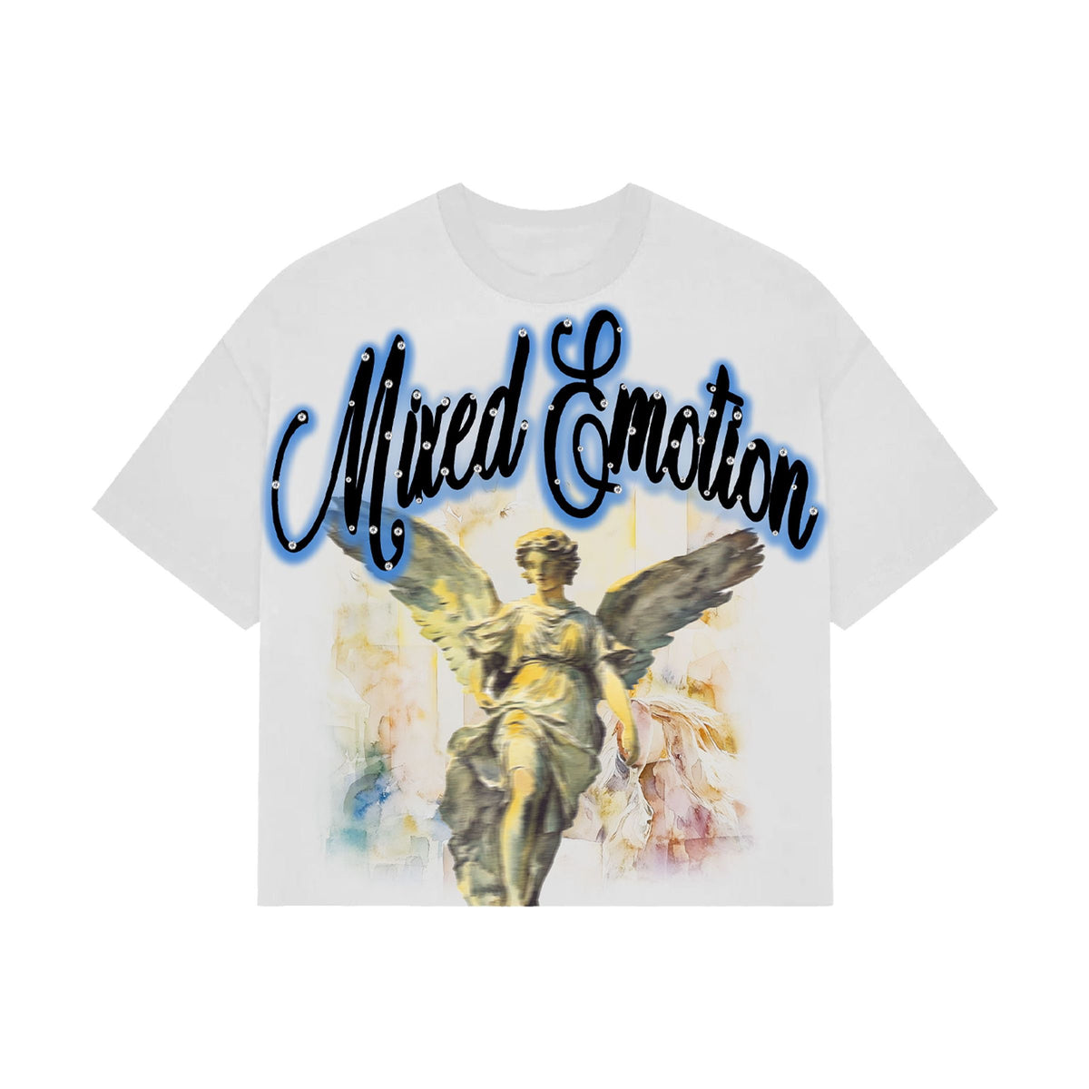 STATUE CROPPED TEE MIXED EMOTION