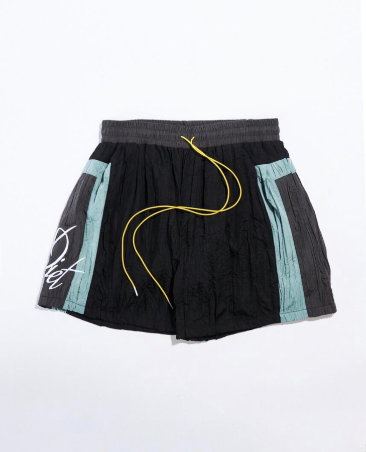 CRINKLED NYLON SHORTS DSM